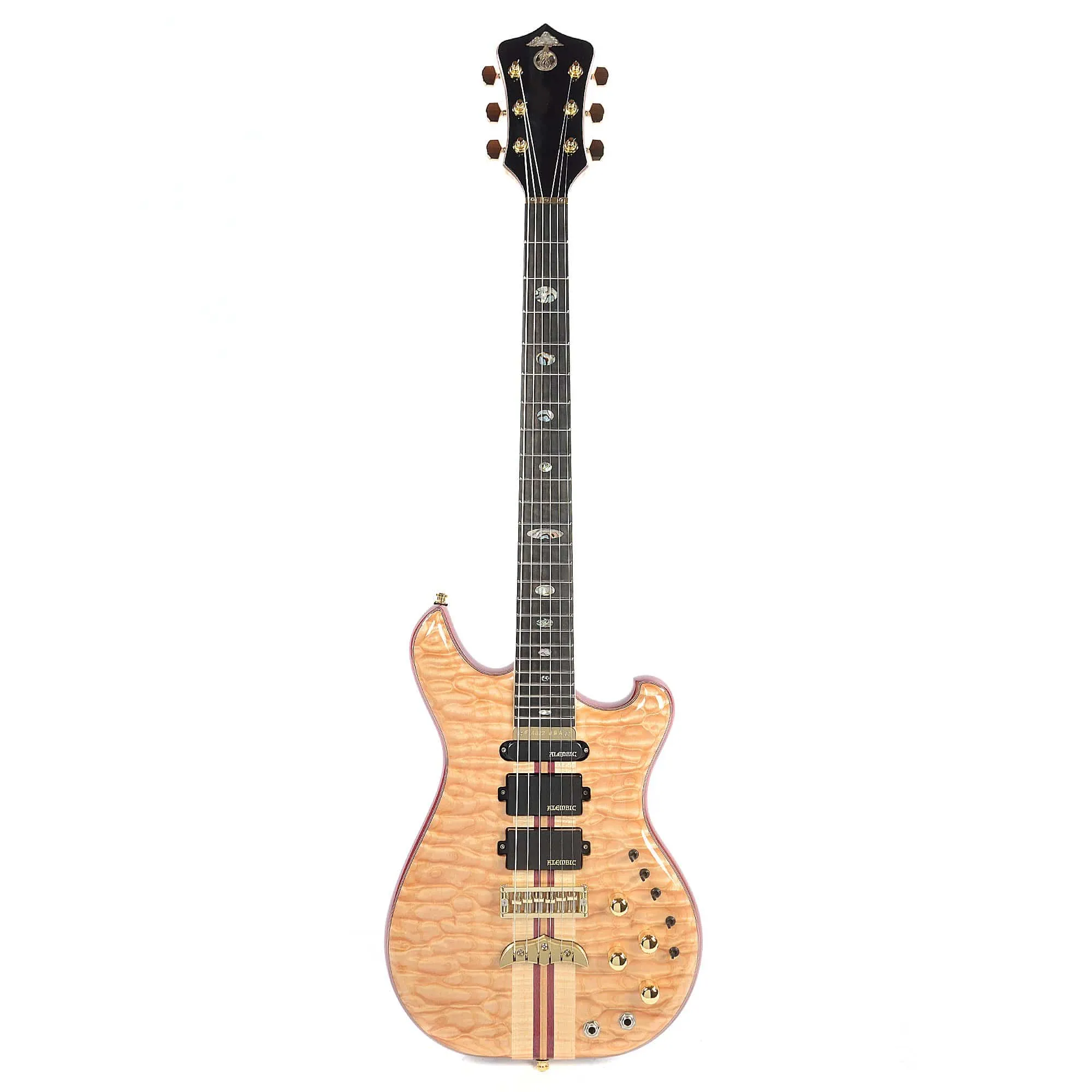 Alembic Further 5A Quilted Maple Top Flame Maple Back Purpleheart Core w/Hardshell Case (S#F14622)