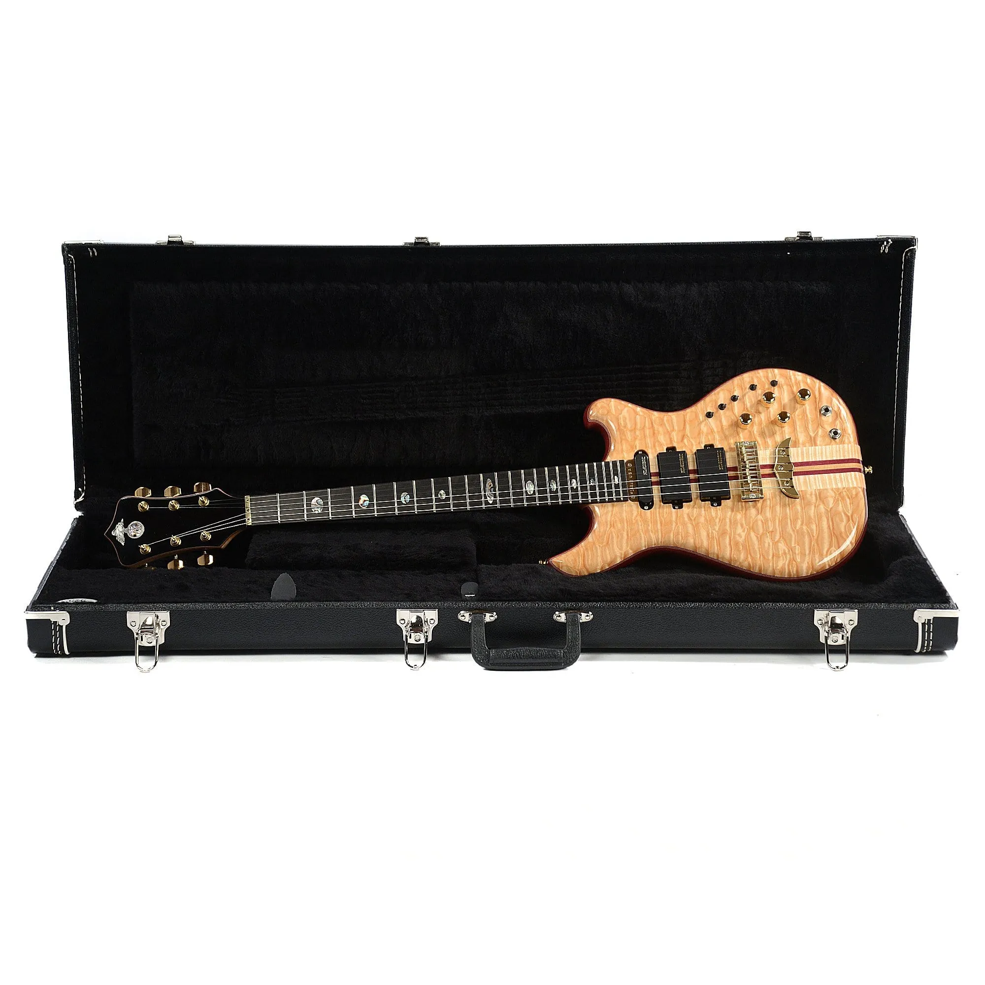 Alembic Further 5A Quilted Maple Top Flame Maple Back Purpleheart Core w/Hardshell Case (S#F14622)