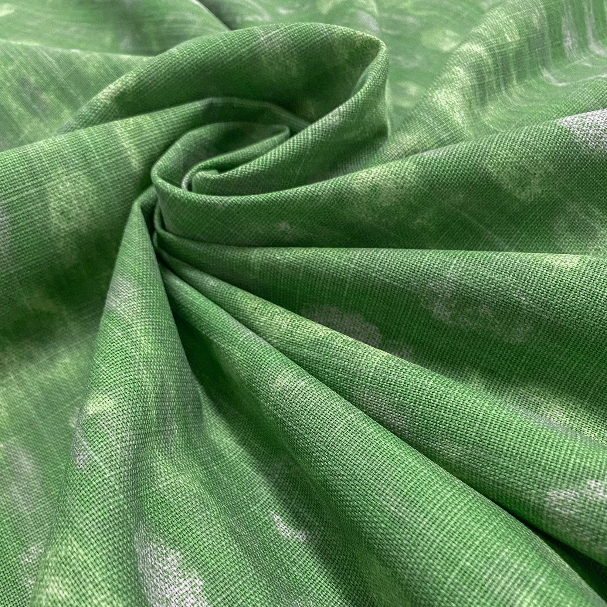 Emerald Modern Abstract 100% Cotton Upholstery Fabric 54"