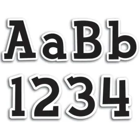 Fancy Design Letter 7" Black