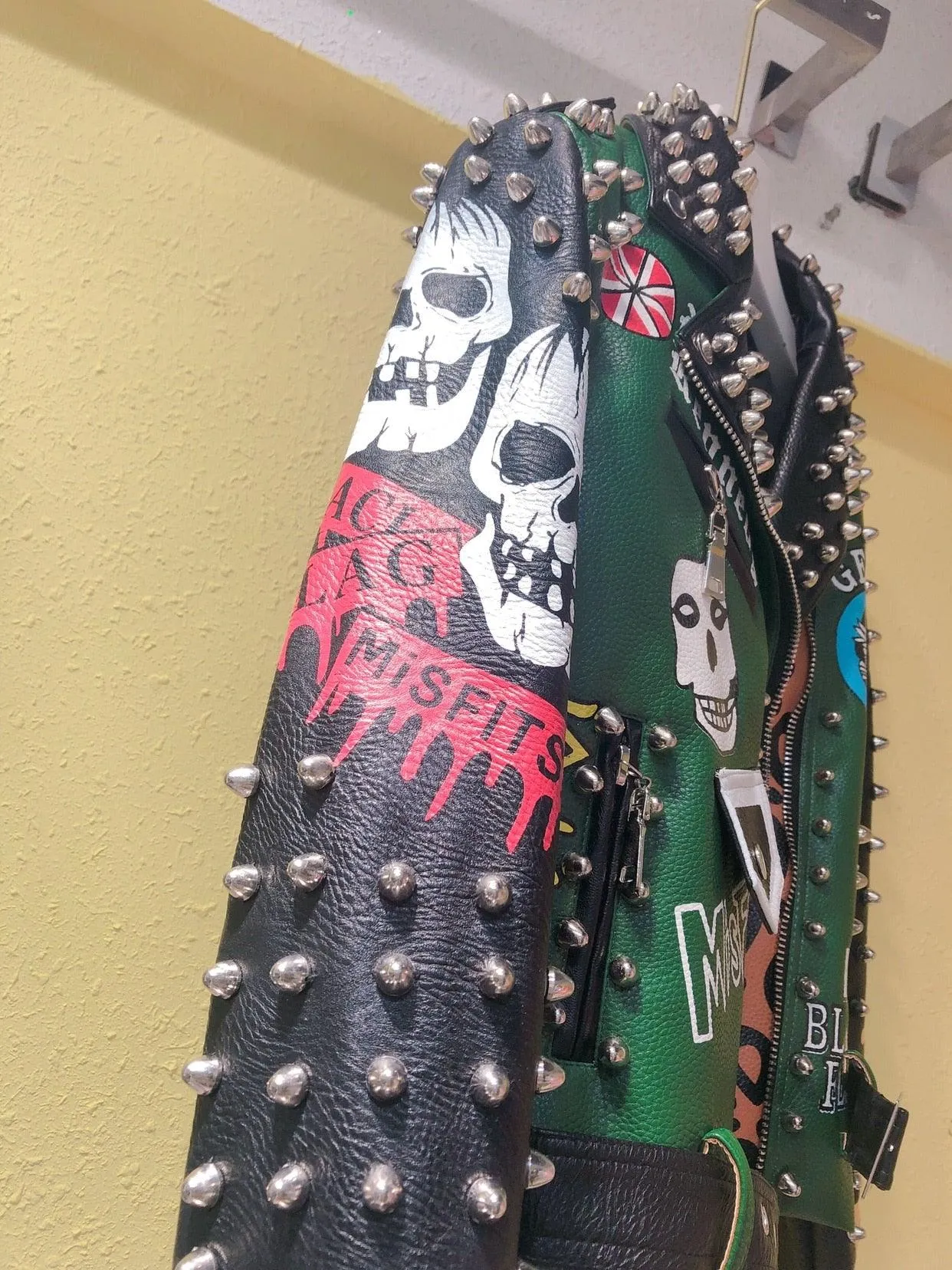 Freak Out Faux Leather Moto Jacket