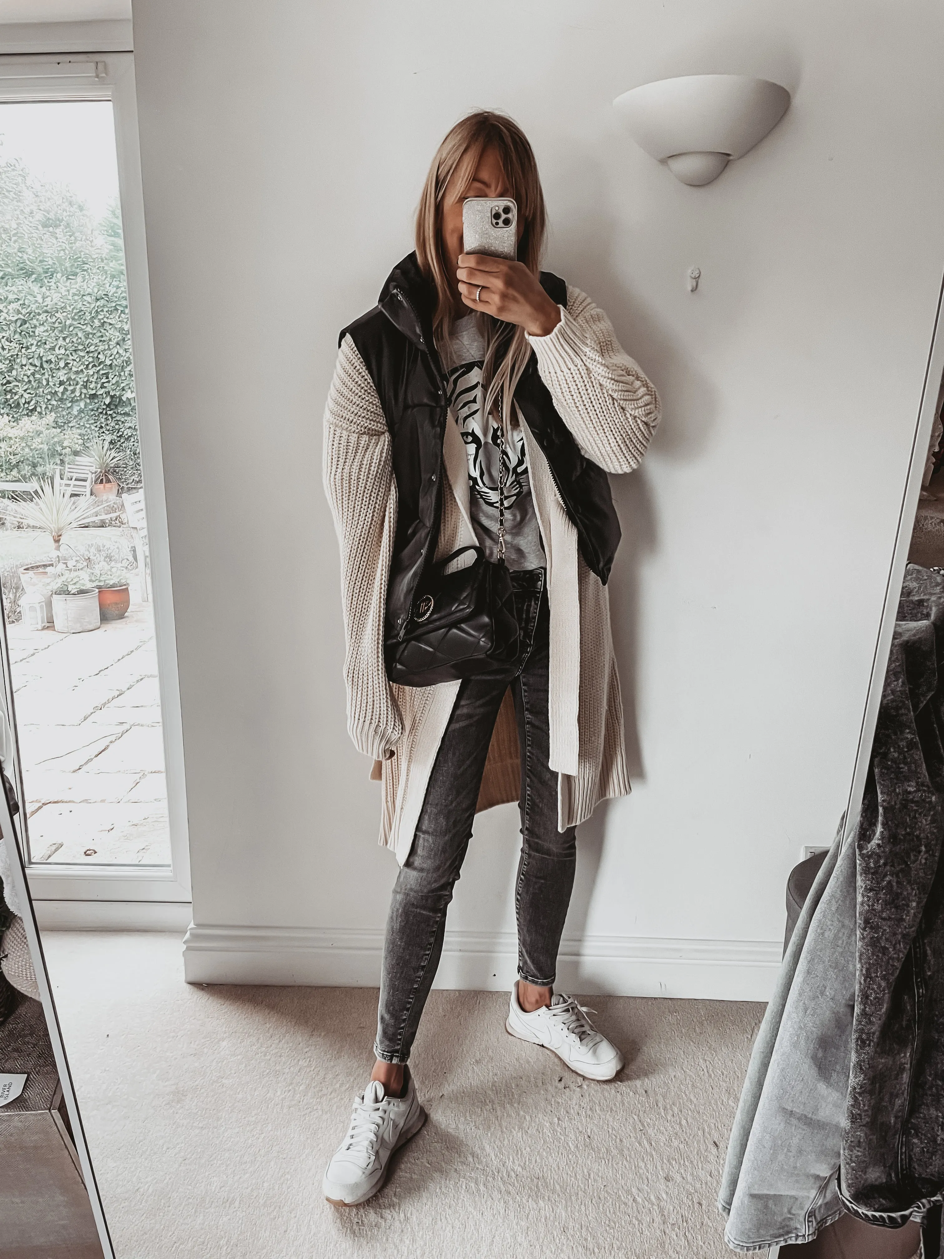 Grey tiger sweatshirt *super slouchy fit* *now half price*