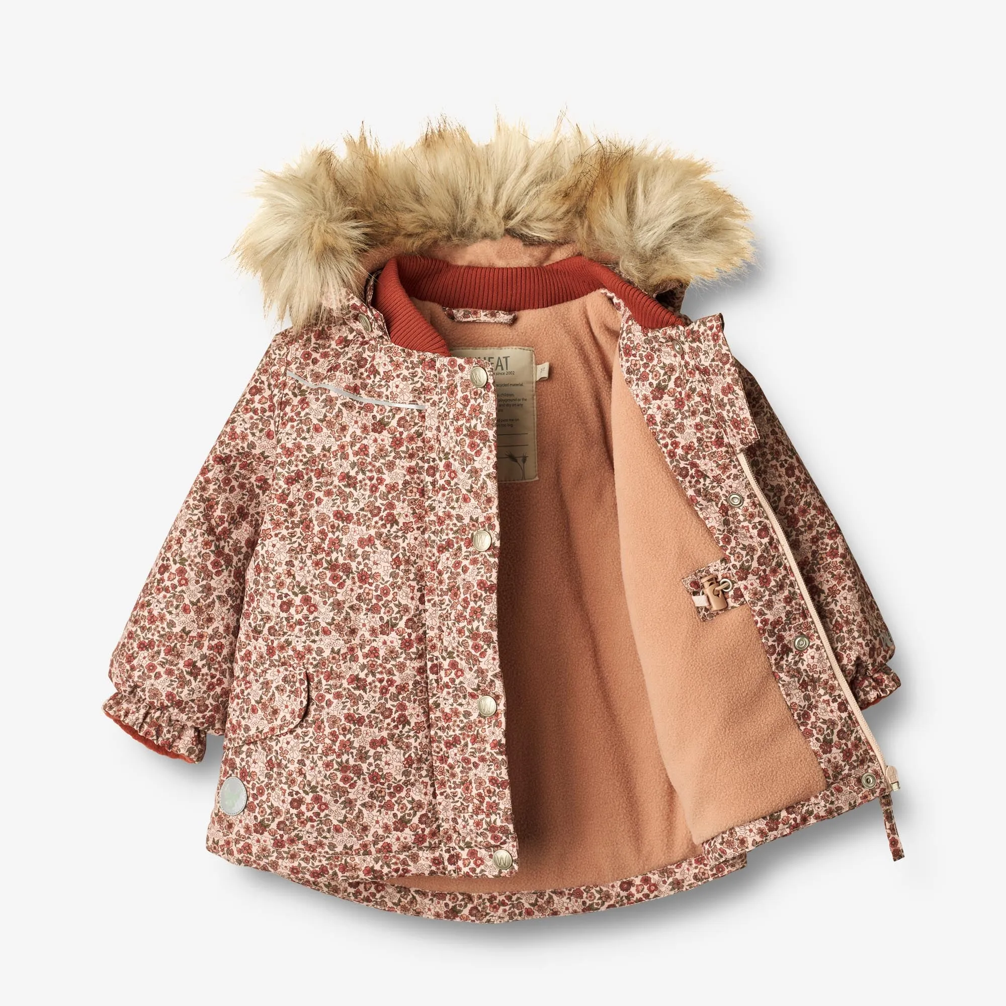 Jacket Mathilde Tech | Baby - rose dust flowers