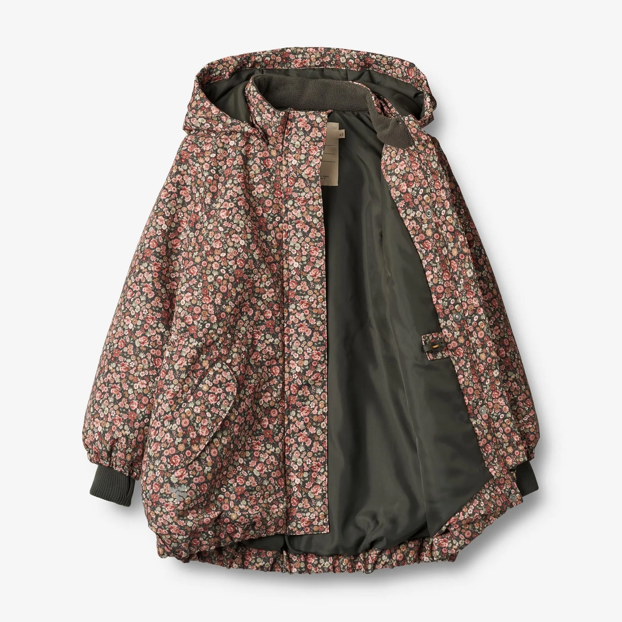 Jacket Tove Tech - raven wild flowers