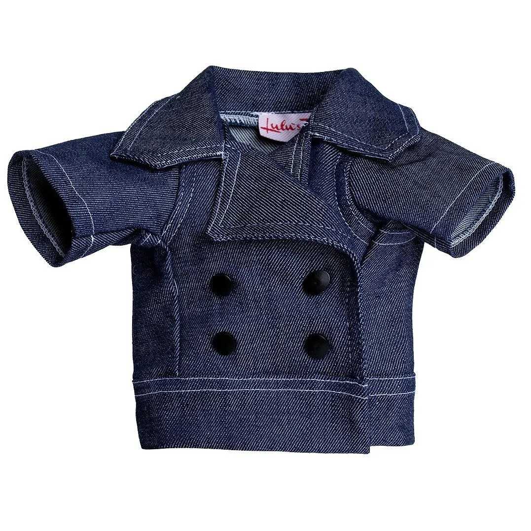 Jean Biker Dog Coat