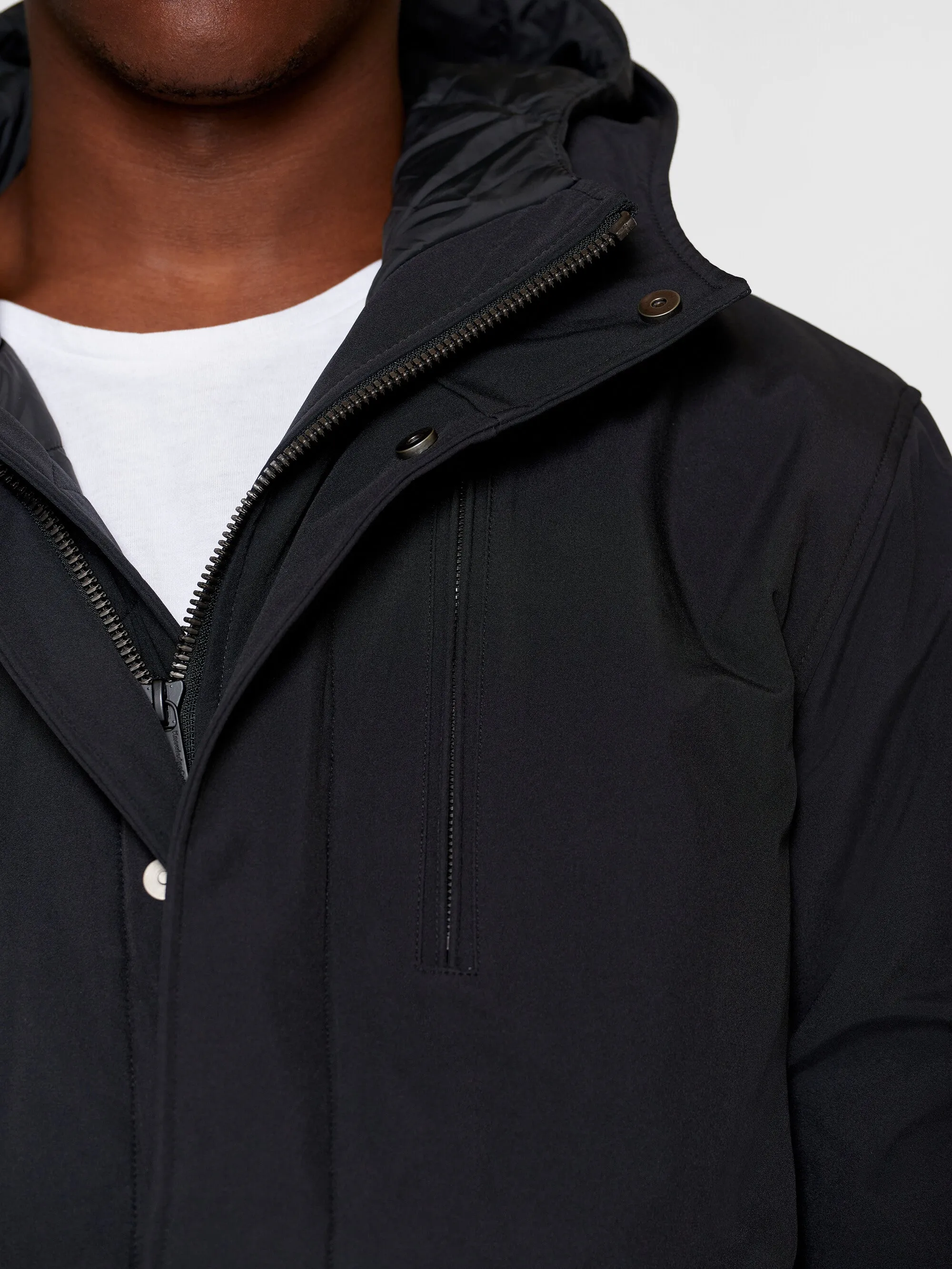 Black Jet CLIMATE SHELL™ Long Soft Shell Jacket
