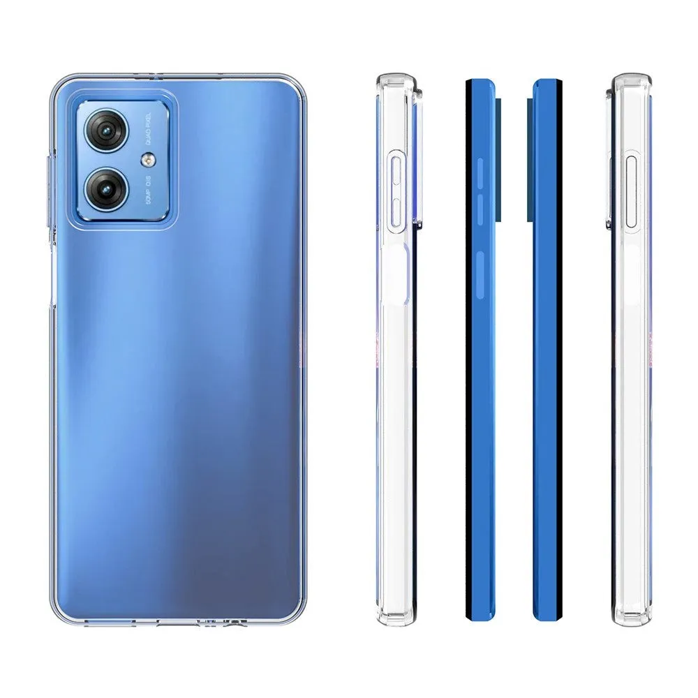 Motorola Moto G54 Fleksibelt Plastik Cover - Gennemsigtig