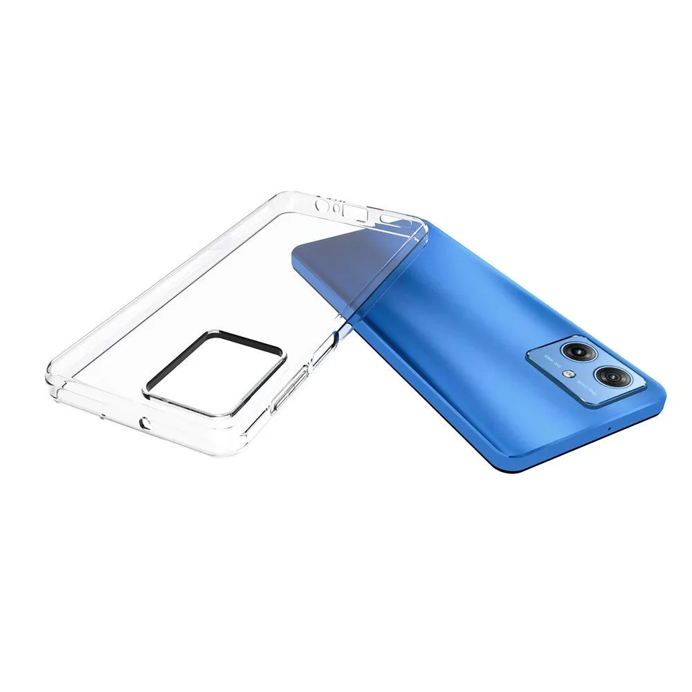 Motorola Moto G54 Fleksibelt Plastik Cover - Gennemsigtig