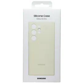 Samsung Silicone Case for Galaxy S23 Ultra - Cream