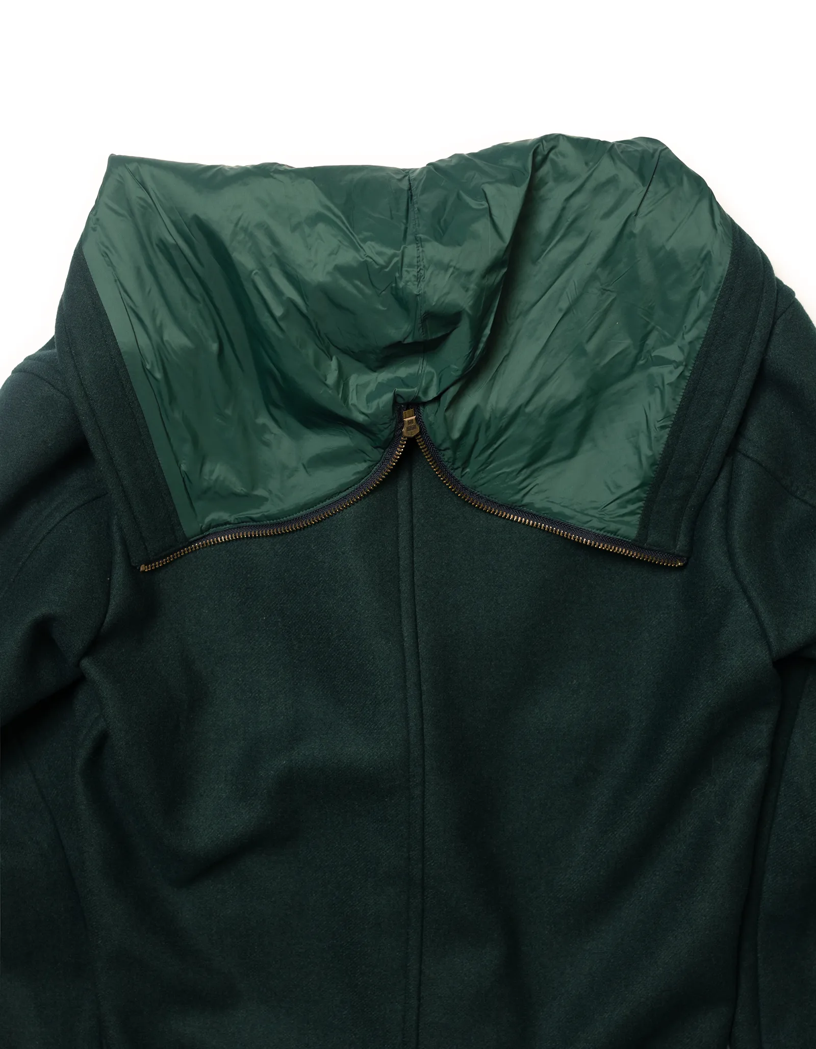 ZIP UP HOODIE - GREEN